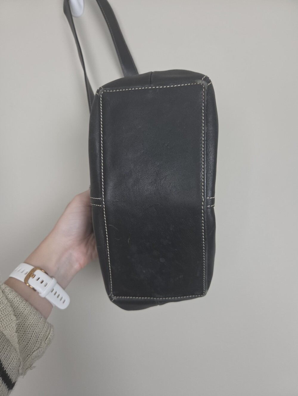 Vintage Y2K Coach 9564 Black Leather Legacy Demi Hobo Shoulder Bag - Picture 10 of 10